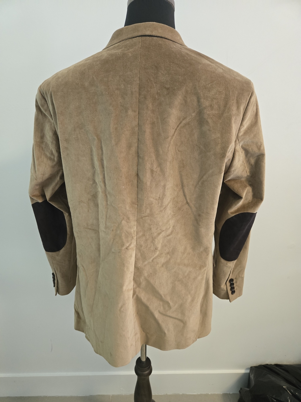 Stafford Men's Tan Corduroy Sport Coat 46R Classic Fit - Picture 7 of 14